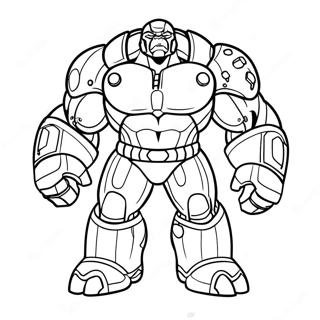 Hulk Buster Inkleurbladsye