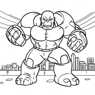 Hulk Buster Geveg Toneel Inkleurblad 89991 30111