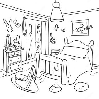 Kleurvolle Kamer Op Die Besem Inkleurblad 90354-30389