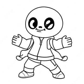 Chibi Sans Inkleurblad 90587-30569