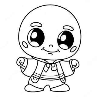 Chibi Sans Inkleurblad 90587-30571