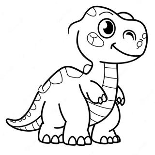 Speelse Dinosaur Mini Inkleurblad 90972-30871