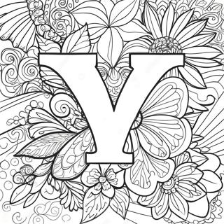 Letter Y Inkleurbladsye