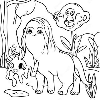 Garten Of Banban 5 Mysterieuse Wezens Inkleurblad 91176 31094