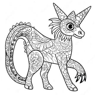 Alebrije Inkleurblad 91251-31142