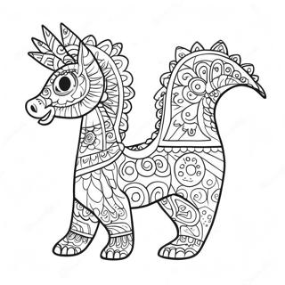 Alebrije Inkleurblad 91251-31143