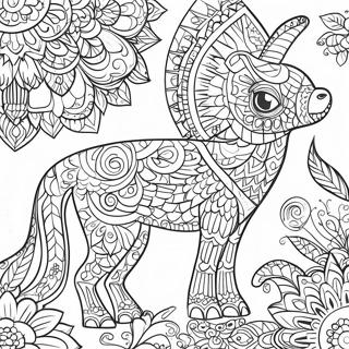 Fyn Alebrije Ontwerp Inkleurblad 91254-31153