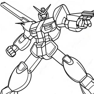 Gundam Gevegstoneel Inkleurblad 91380-31246