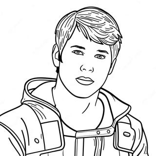 Josh Allen Inkleurblad 91582-31402