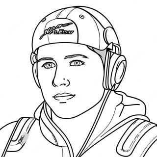 Josh Allen Inkleurblad 91582-31404