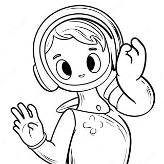 Tik Tok Ster In Aksie Inkleurblad 91611-31434