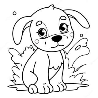 Speelse Hondjie Hond Dag Inkleurblad 91635-31447