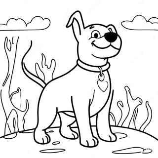 Avontuurlike Hond Dag Inkleurblad 91638-31458
