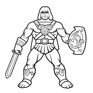 He Man Inkleurblad 91939-31681