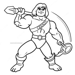 He Man Inkleurblad 91939-31682