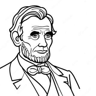 Abraham Lincoln Inkleurblad 92041-31762