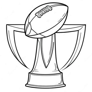 Super Bowl Trofee Inkleurblad 92145-31849