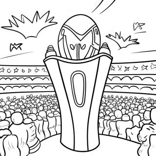 Super Bowl Halftyd Show Inkleurblad 92147-31857