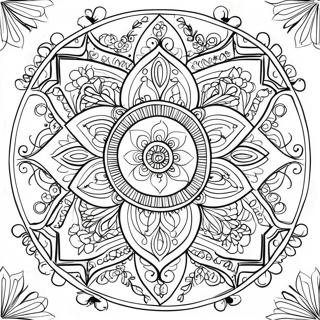 Geometriese Rangoli Vorme Inkleurblad 92171-31873