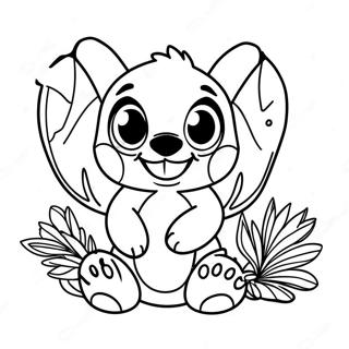 Ohana Stitch Inkleurbladsye