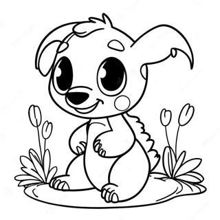 Ohana Stitch Inkleurblad 92375-32022