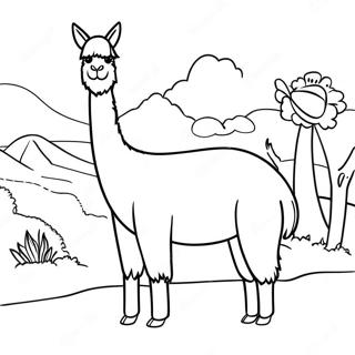 Llama Llama Inkleurbladsye