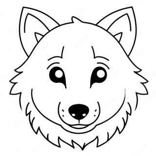 Oulike Wolf Anime Inkleurblad 92660-32245