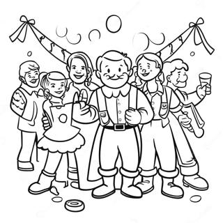 Kleurvolle Oktoberfest Viering Inkleurblad 92686-32272