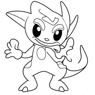 Greninja Inkleurbladsye