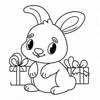 Oulike Kersfees Haas Inkleurblad 92968 32488