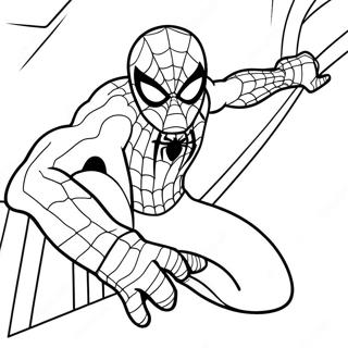 Spiderman Halloween Inkleurbladsye