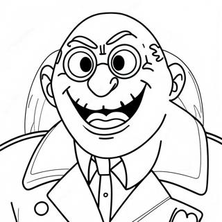 Evil Dr Eggman Laggende Inkleurblad 93146-32626