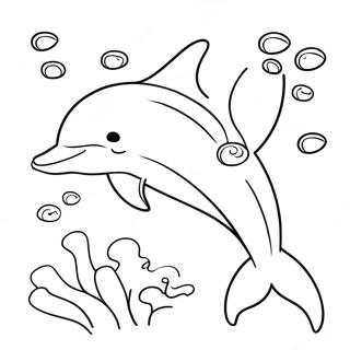 Grasienvolle Dolfyn Onderwater Inkleurblad 93331 32779