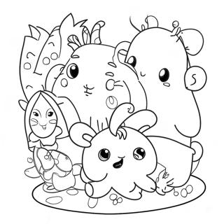 Speelse Indie Karakters Inkleurblad 93354 32788