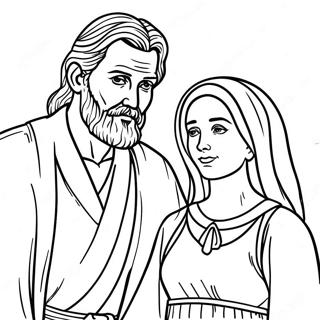 Abraham En Sarah Inkleurblad 93406-32830