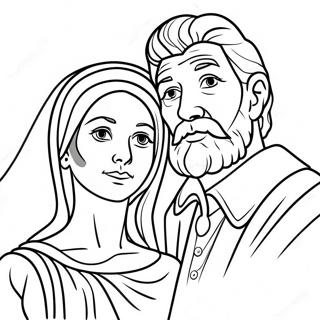 Abraham En Sarah Inkleurblad 93406-32831