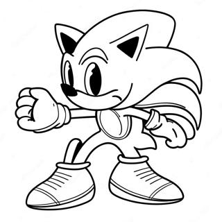 Sonic In N Spookagtige Kostuum Inkleurblad 93534-32926