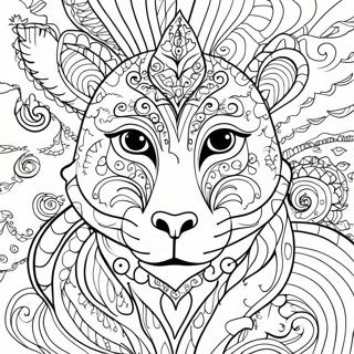 Kleurvolle Gelpen Diereryk Inkleurblad 93638-33009