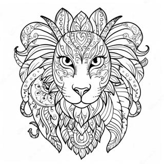 Kleurvolle Gelpen Diereryk Inkleurblad 93638-33012