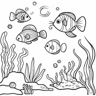 Kreatiewe Gelpen Onderwater Toneel Inkleurblad 93640-33020