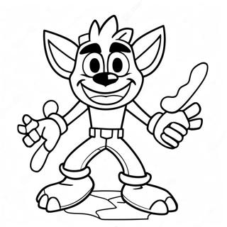 Crash Bandicoot Inkleurblad 93867-33183