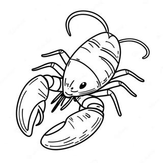 Realistiese Lobster Inkleurblad 93921-33230