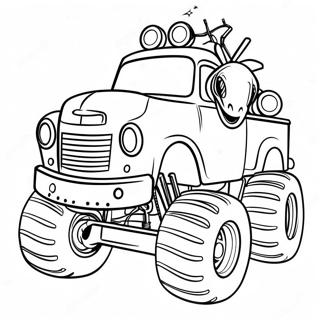 Spiderman In N Kleurryke Monster Truck Inkleurblad 94075-33349