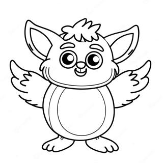 Gelukkige Furby Wat Dans Inkleurblad 94101-33369
