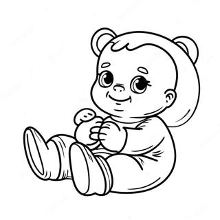 Realistiese Baba Inkleurblad 94280-33576