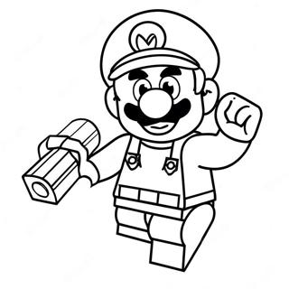 Lego Mario Inkleurbladsye