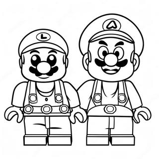 Lego Mario En Luigi Broers Inkleurblad 94385 33667