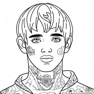 Lil Peep Inkleurbladsye