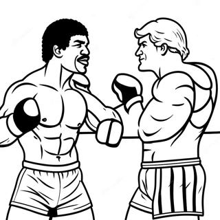 Rocky Teen Apollo Creed Inkleurblad 94436 33701