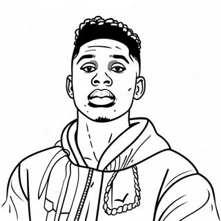 Nba Youngboy Koel Klere Inkleurblad 94463-33715